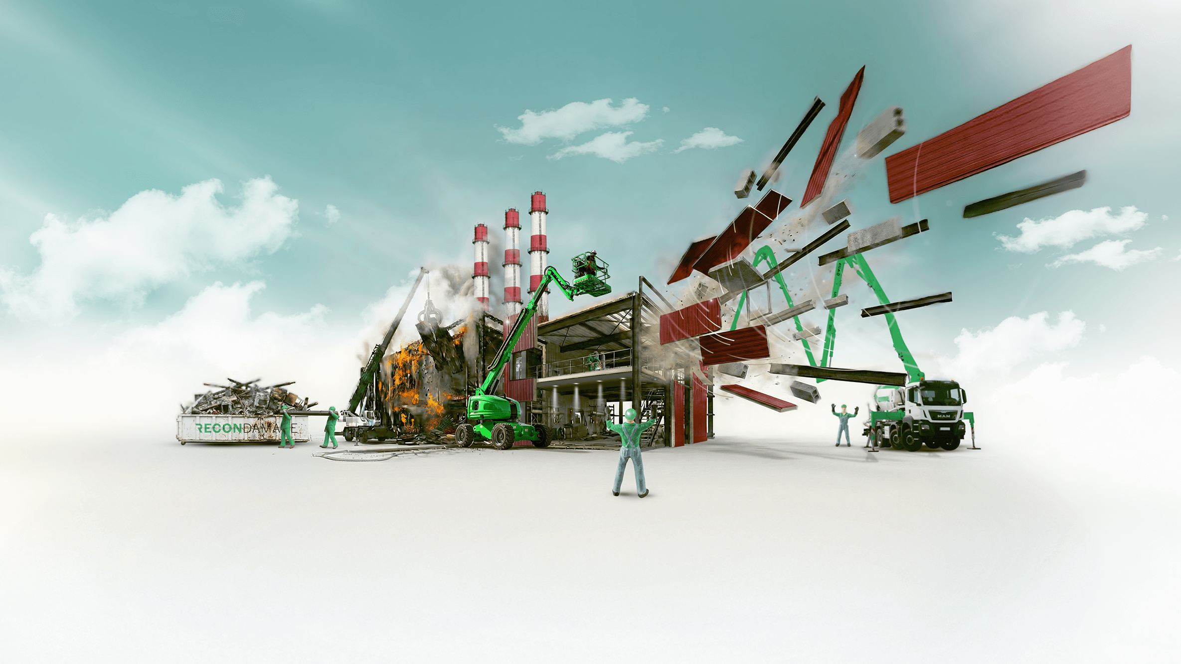 Recondamage Industriele Brandschade